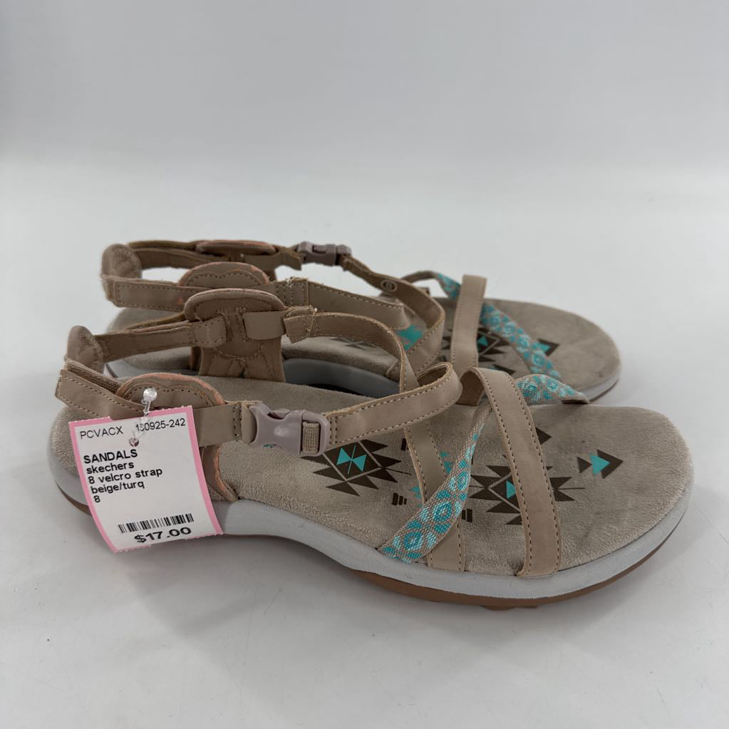 8 velcro strap sandal