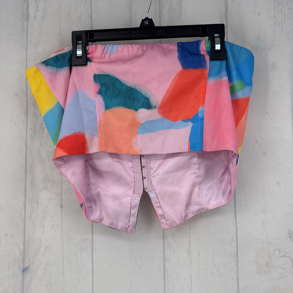 8 multi-color bustier