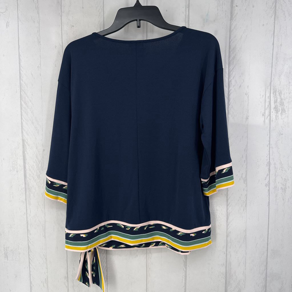 R65 Mp round neck elbow slv top