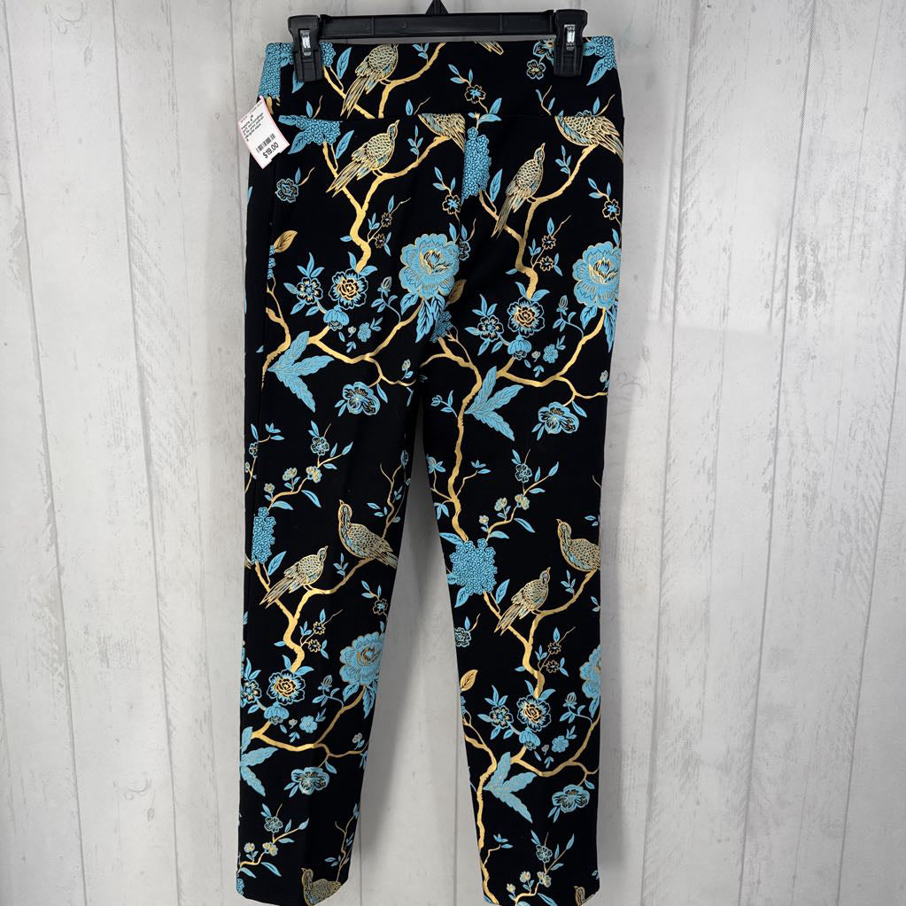 S flo print pull-on pant