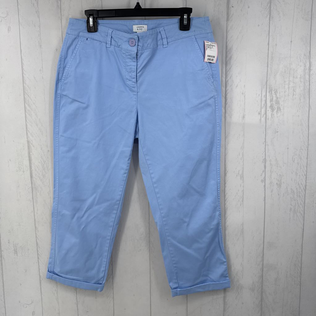 6 twill capris