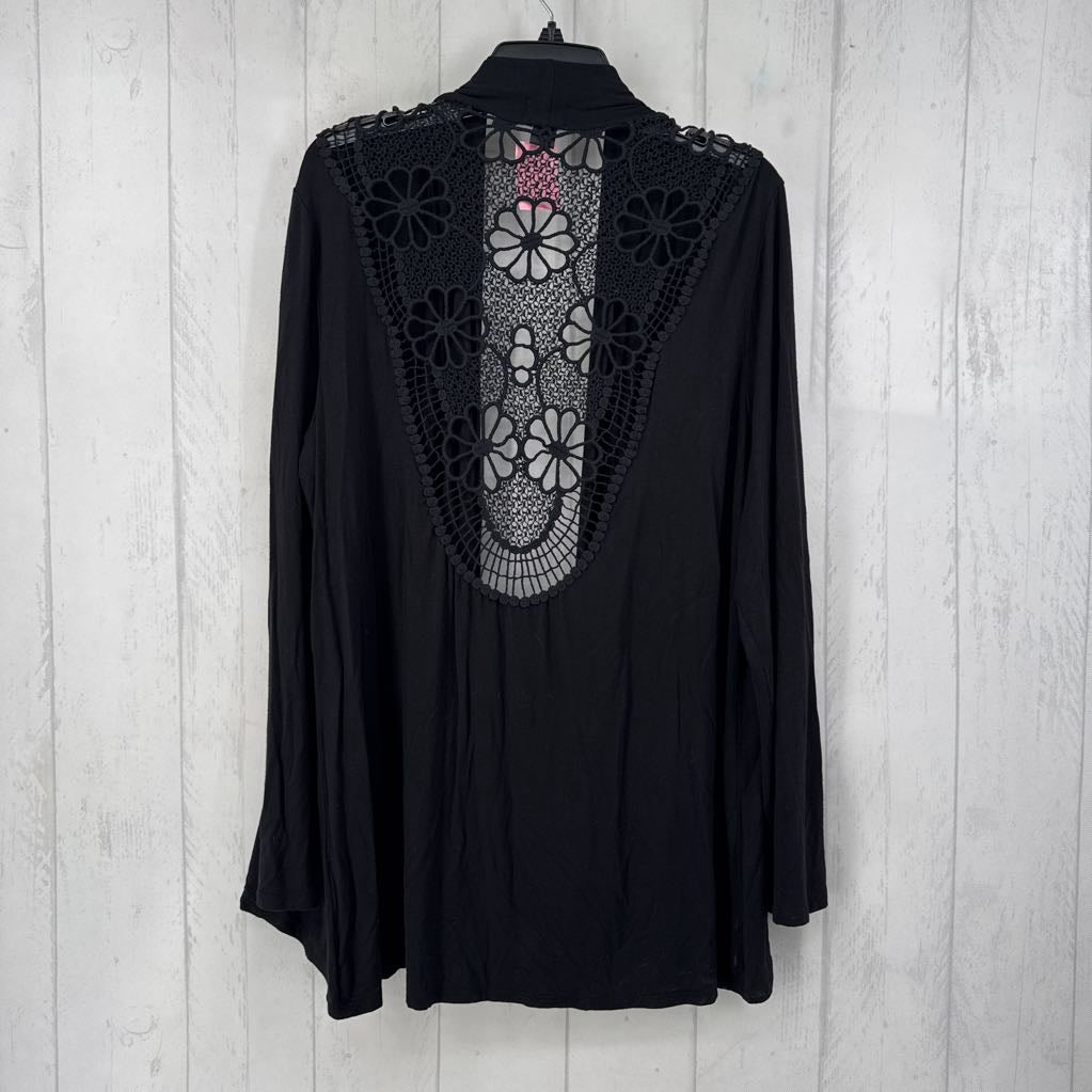 2x l/s open drape cardigan
