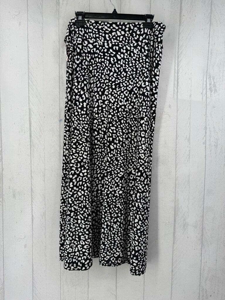 L animal print maxi skirt