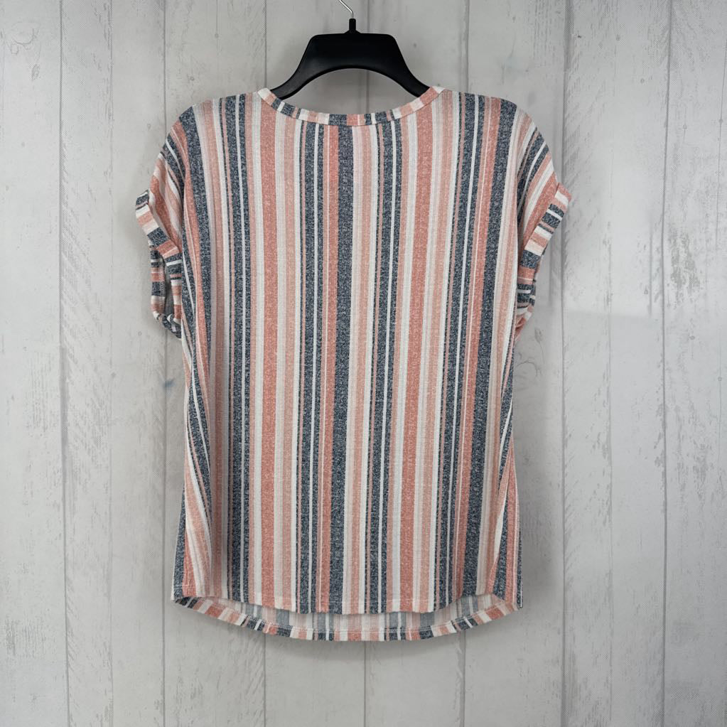 Mp striped cap slv top