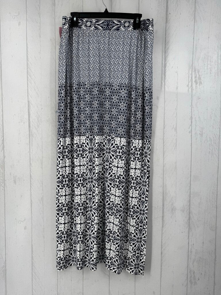 14/16 flo print maxi skirt