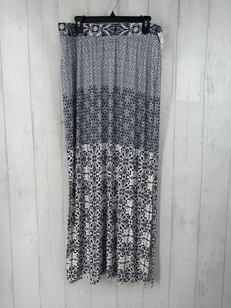 14/16 flo print maxi skirt