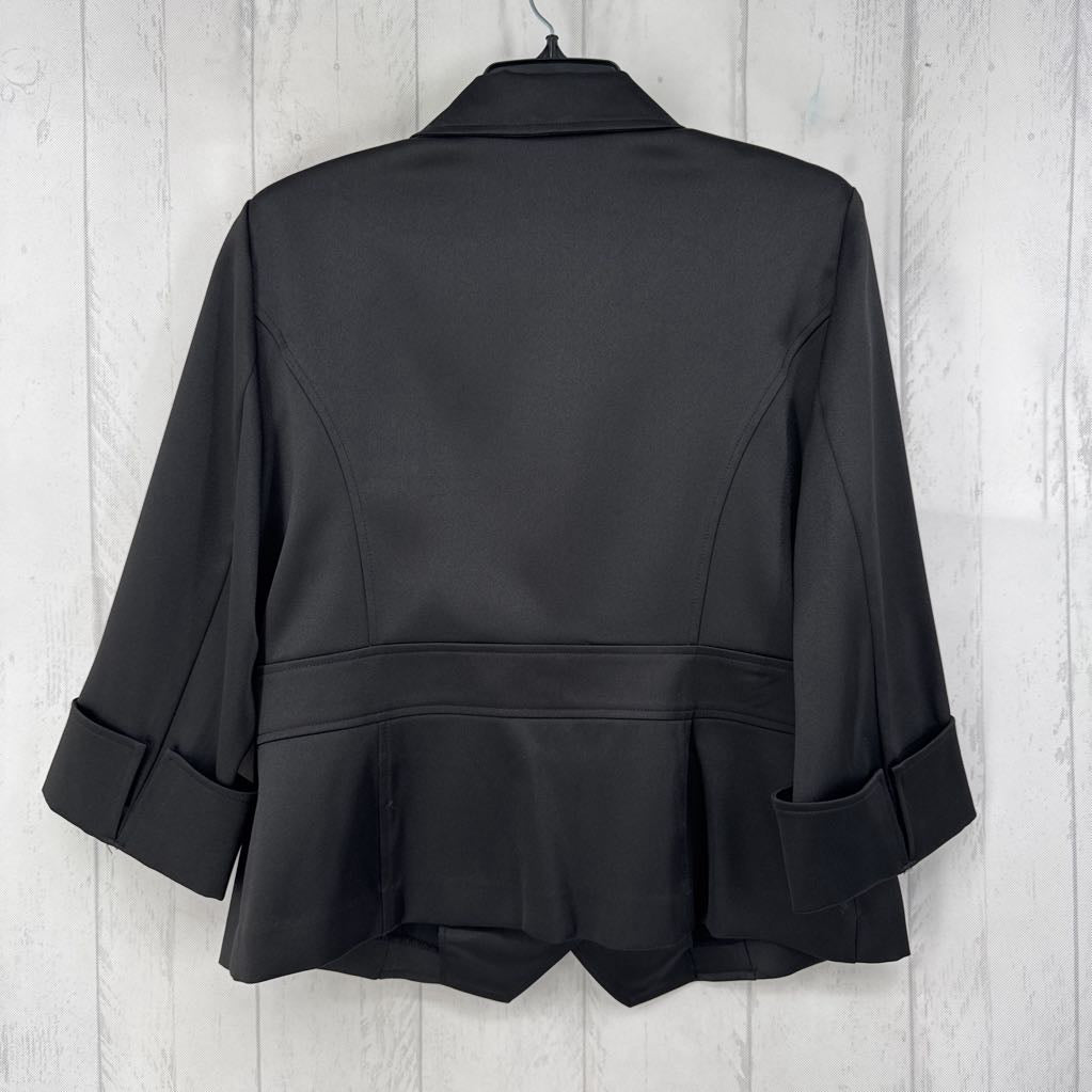 PXL cuff slv button blazer