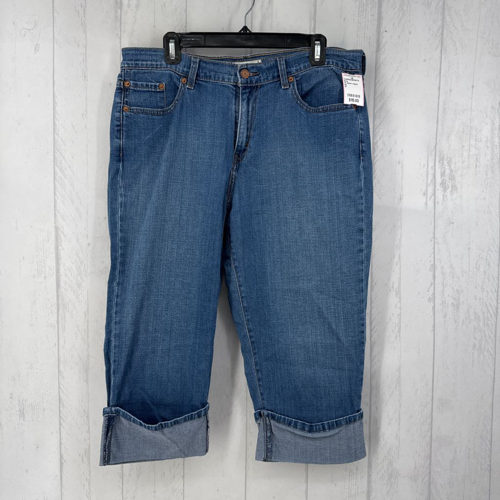 14 denim capris