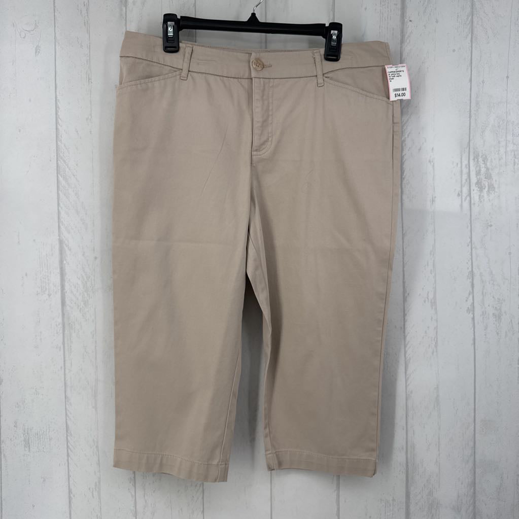 14 twill capris