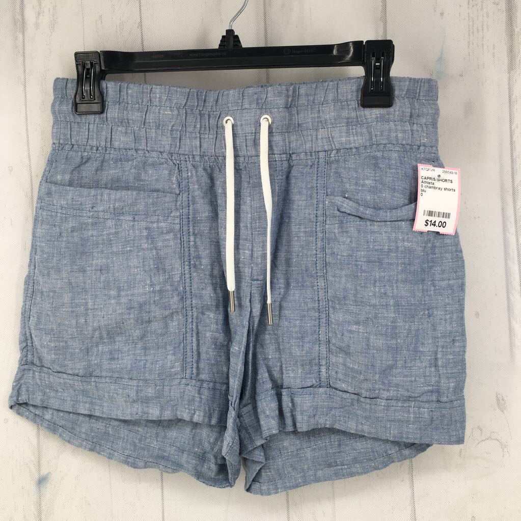 0 chambray shorts