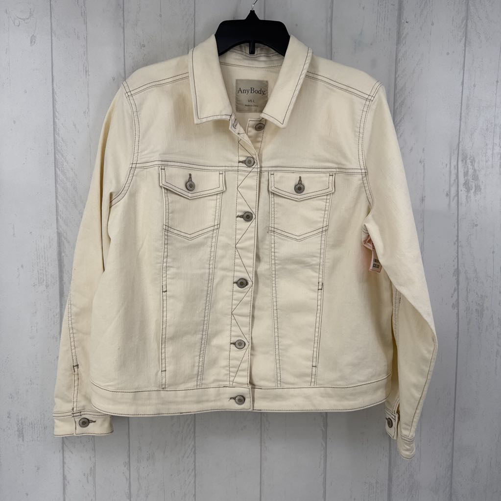 L l/s button denim jacket