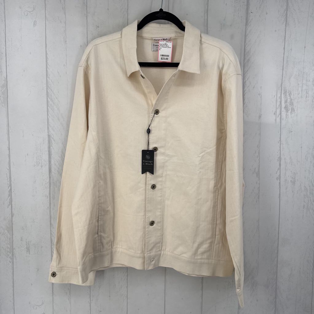 XL l/s button jacket
