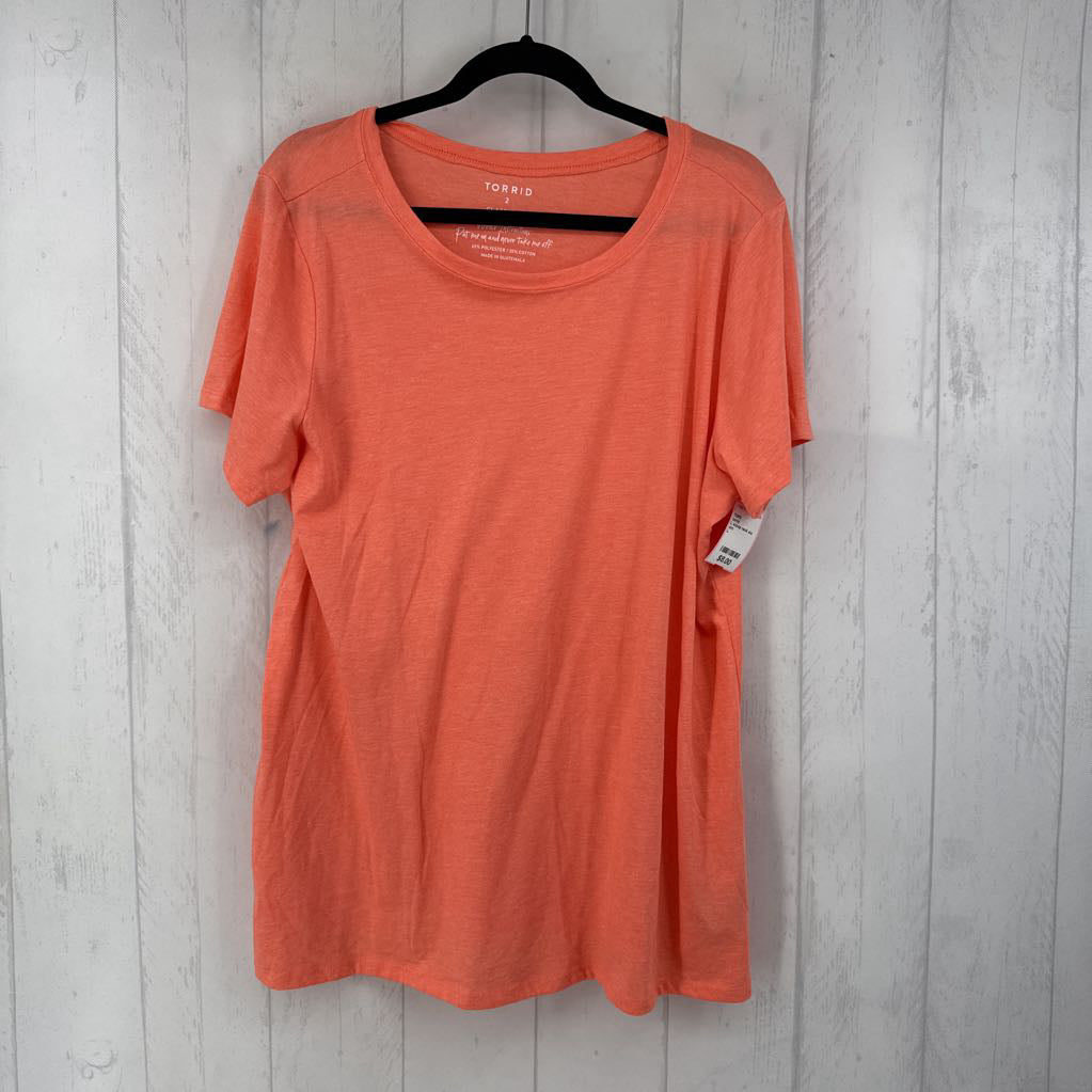 L scoop neck s/s tee