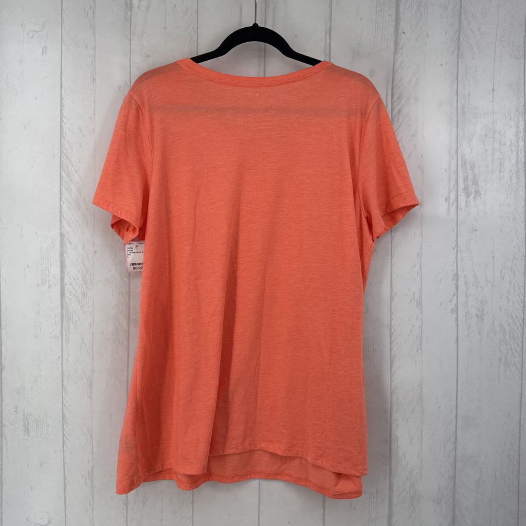 L scoop neck s/s tee