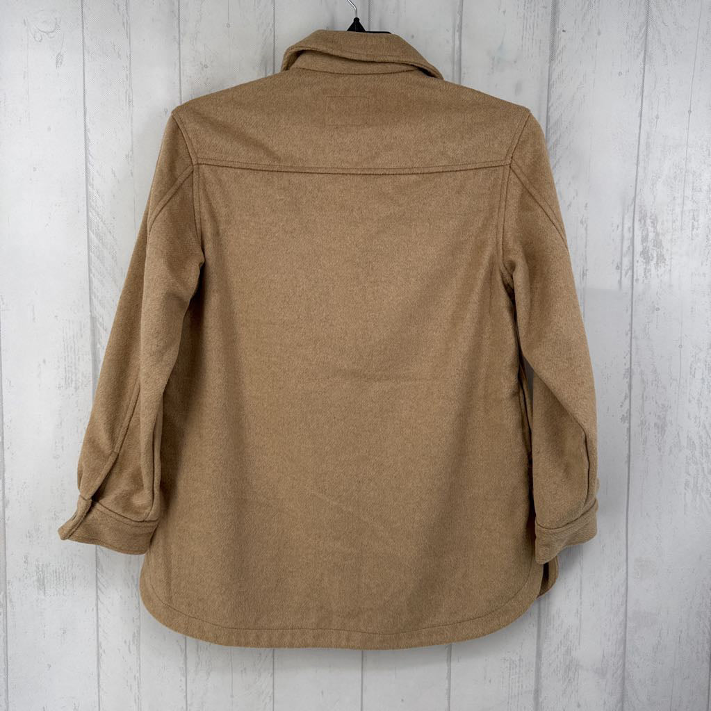 XS l/s button shacket