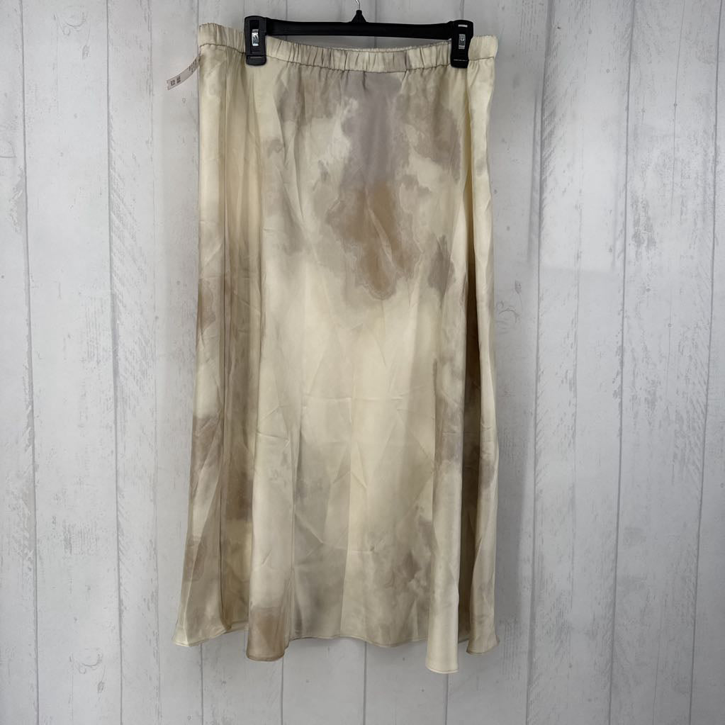 L silky pull-on skirt