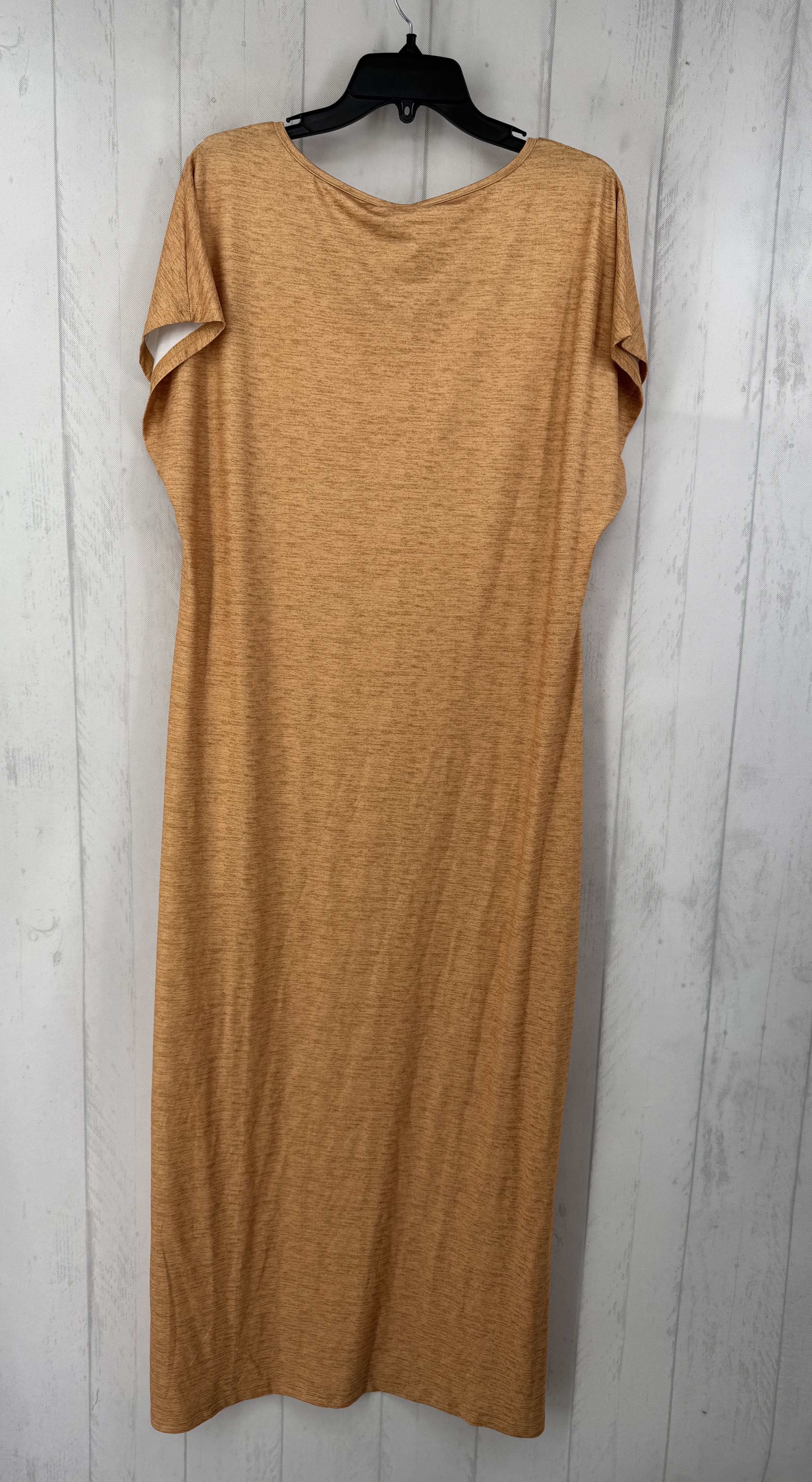 XL flo print s/s maxi dress