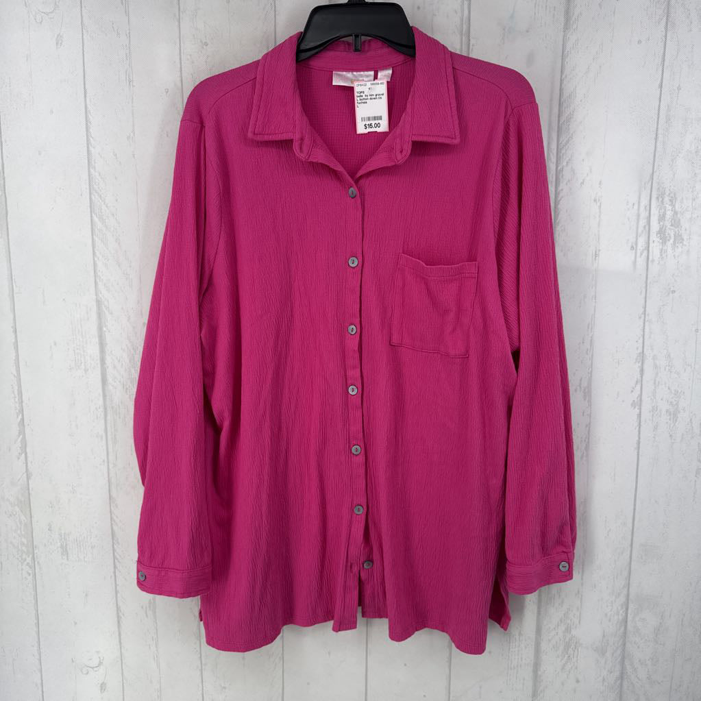 L button down l/s top