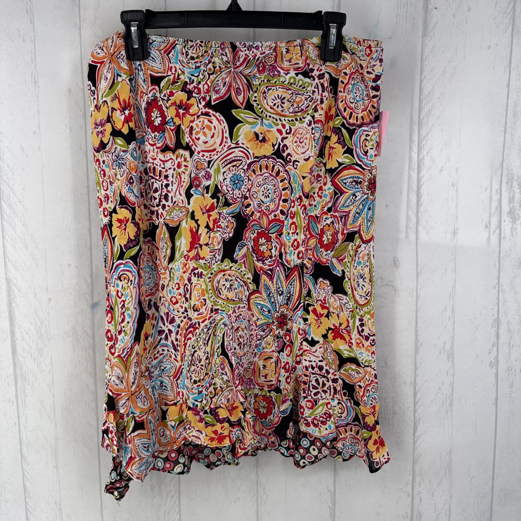 XL printed reversible skirt