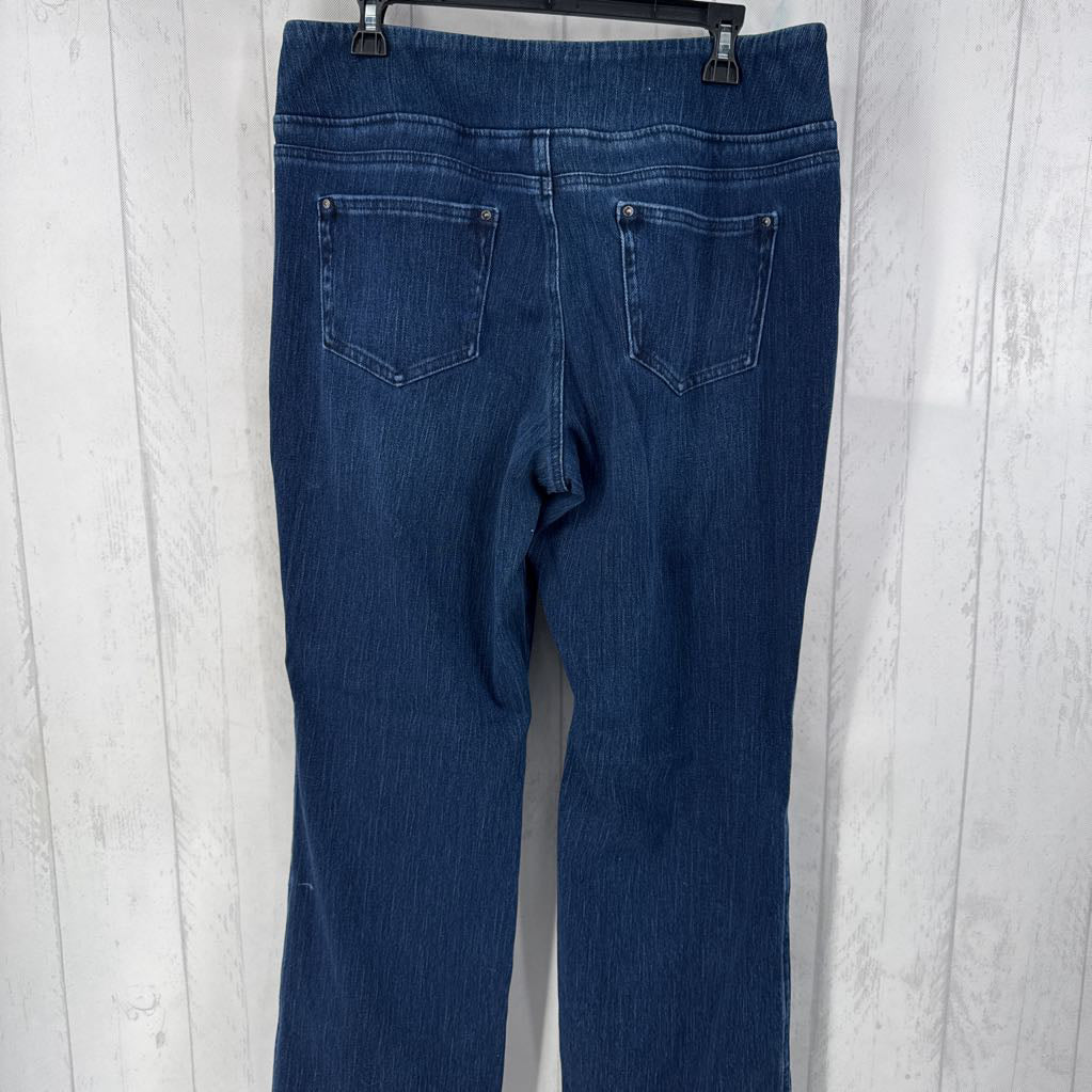 16 pull-on flare leg jean