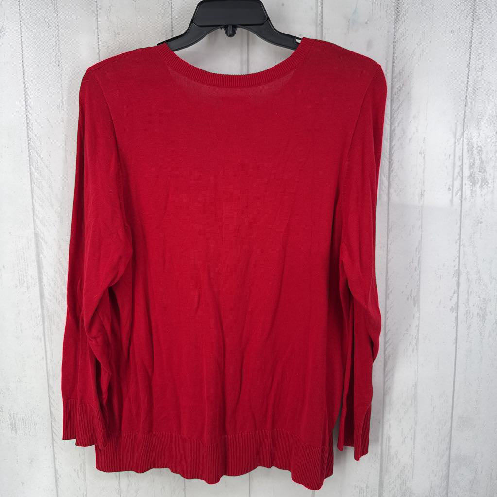 2X button down cardi