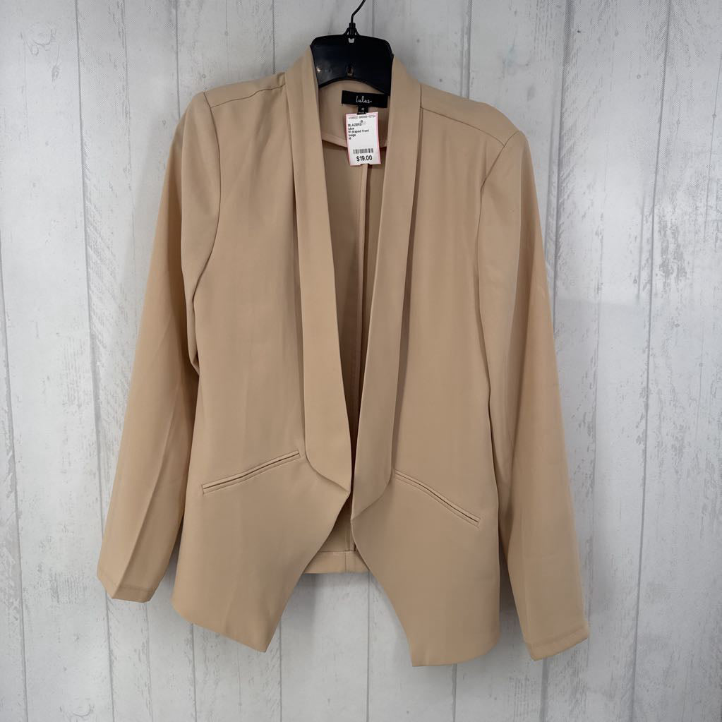 M draped front blazer