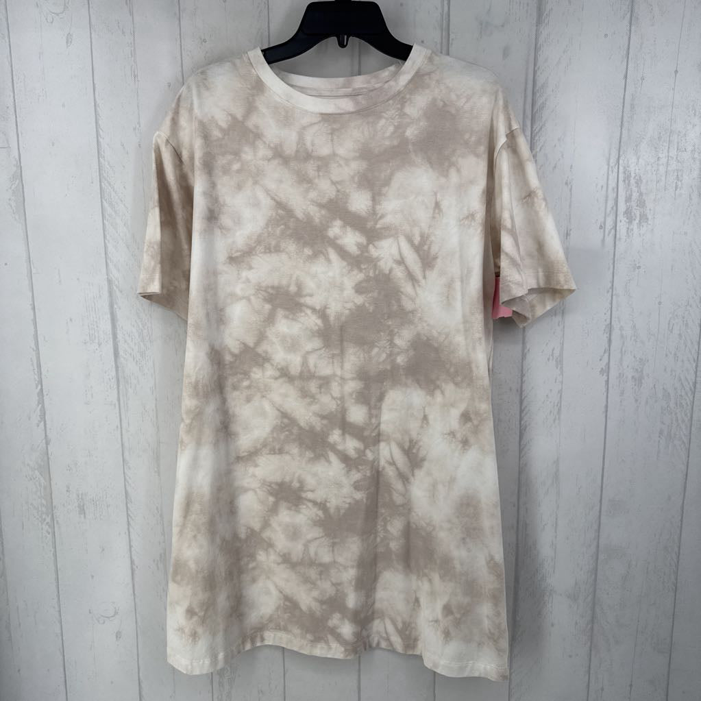 L tie-dye crewneck s/s dress