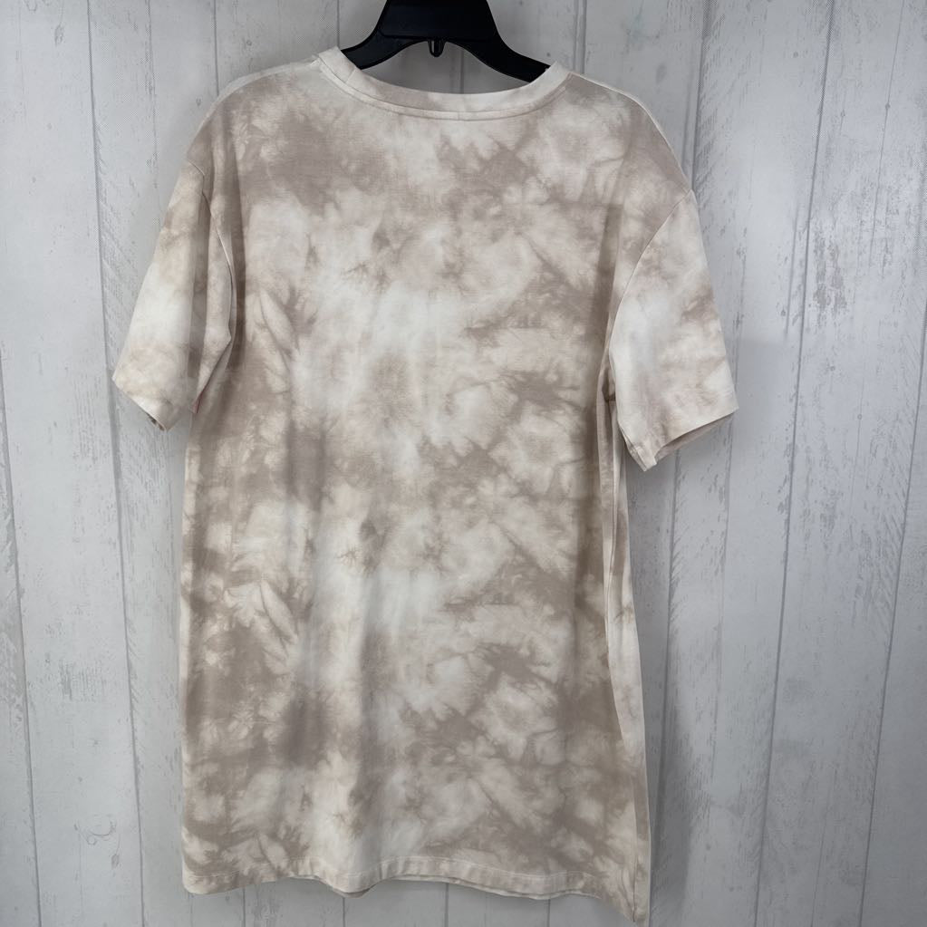 L tie-dye crewneck s/s dress