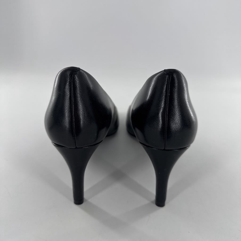 9 leather heels