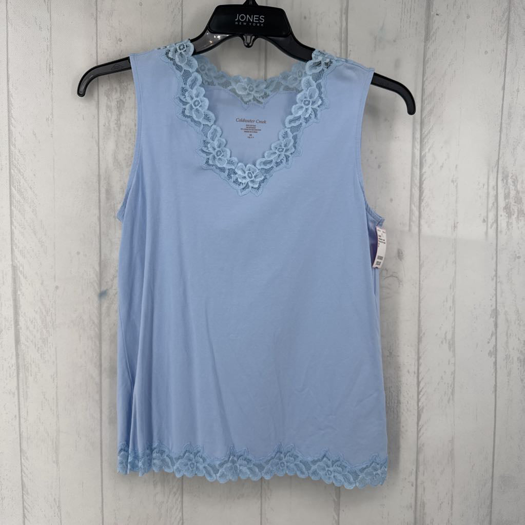 M lace trim v-neck cami