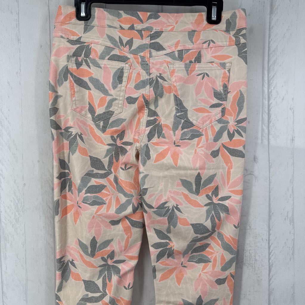 6 flo print pull-on pant