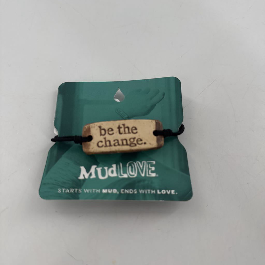 stretch cord bracelet (be the change)