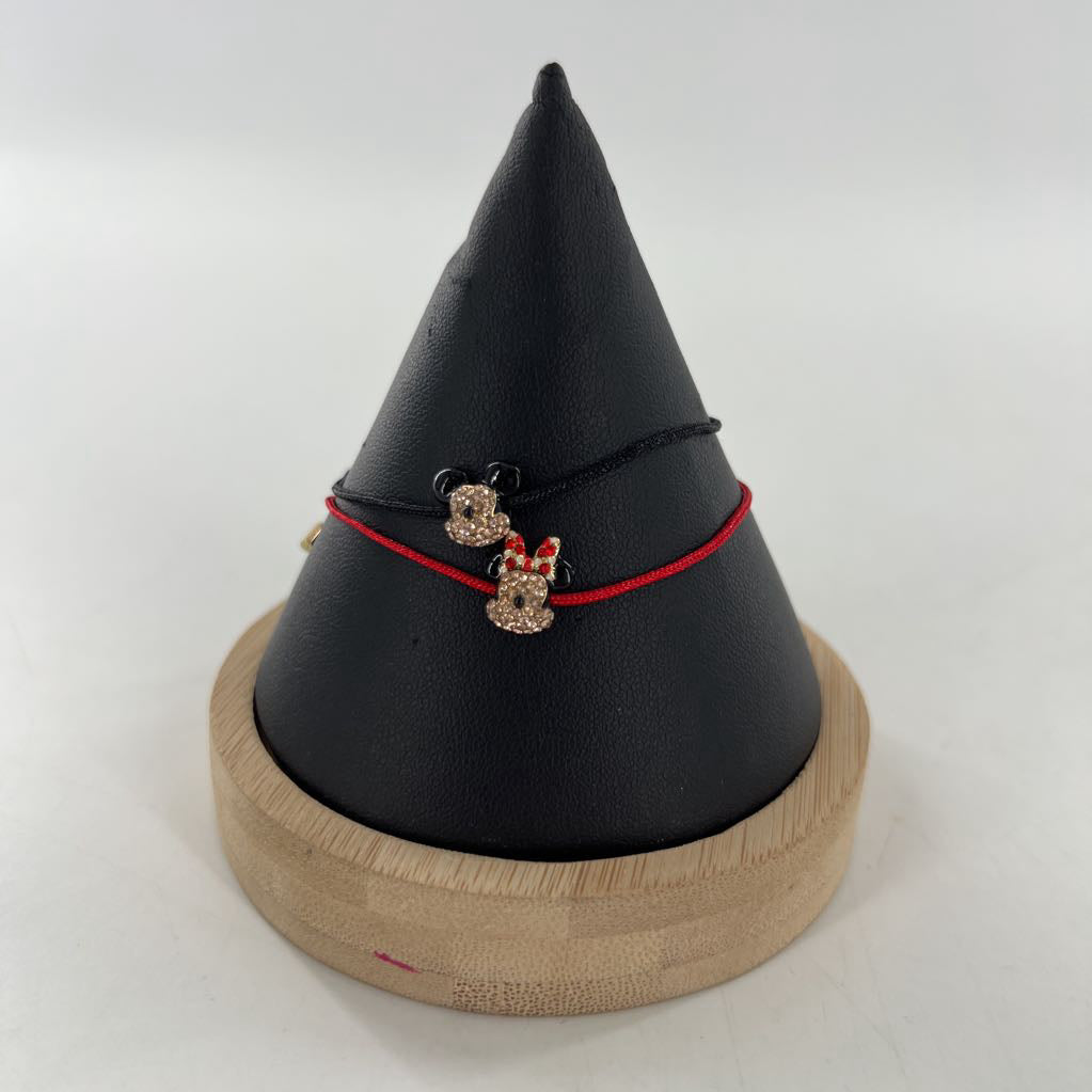 disney mickey & minnie slider bracelet set