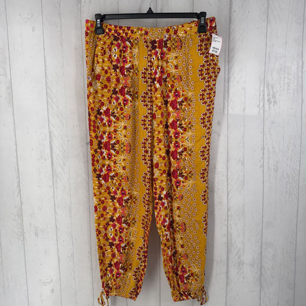 L flo print pull-on pant
