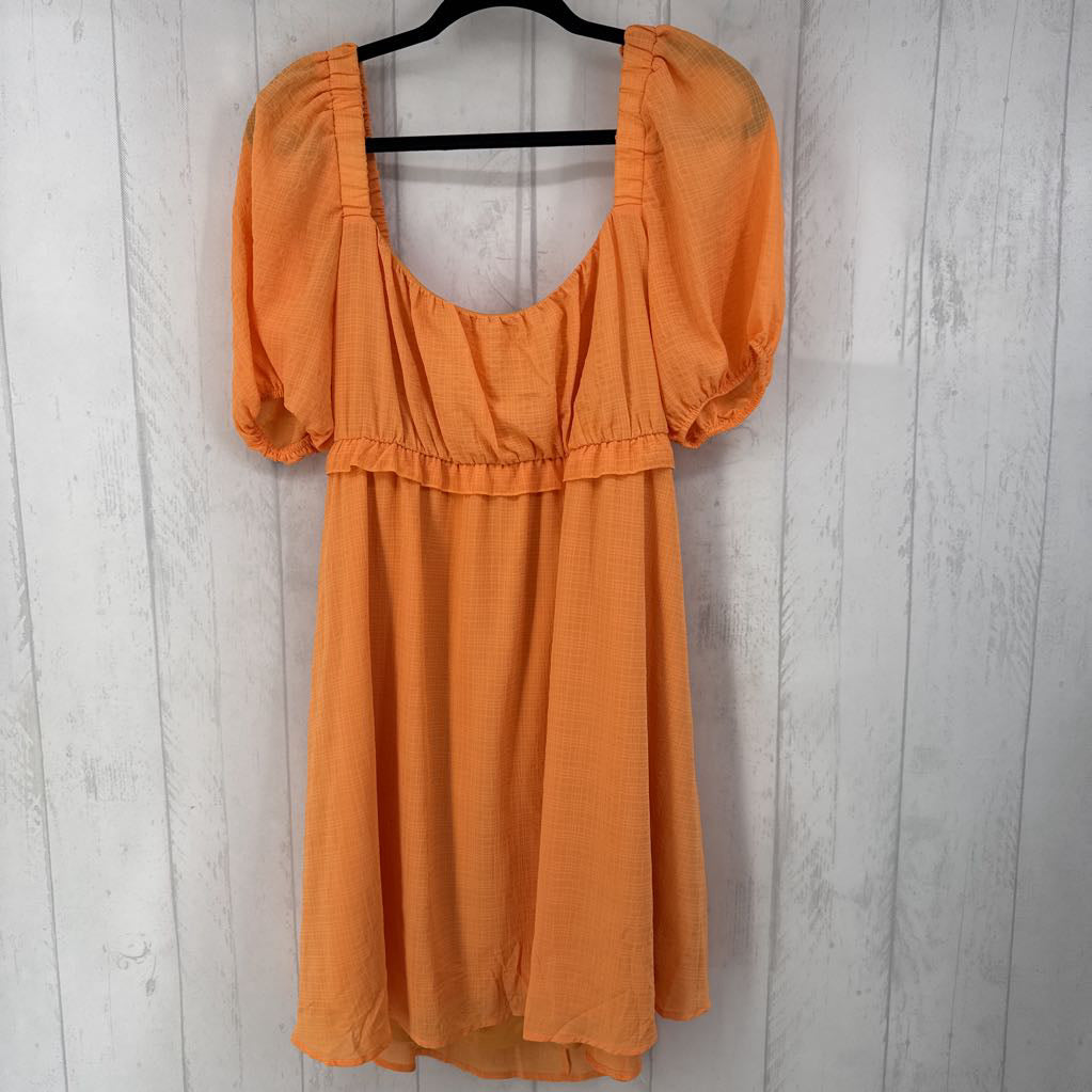 XL open back s/s dress