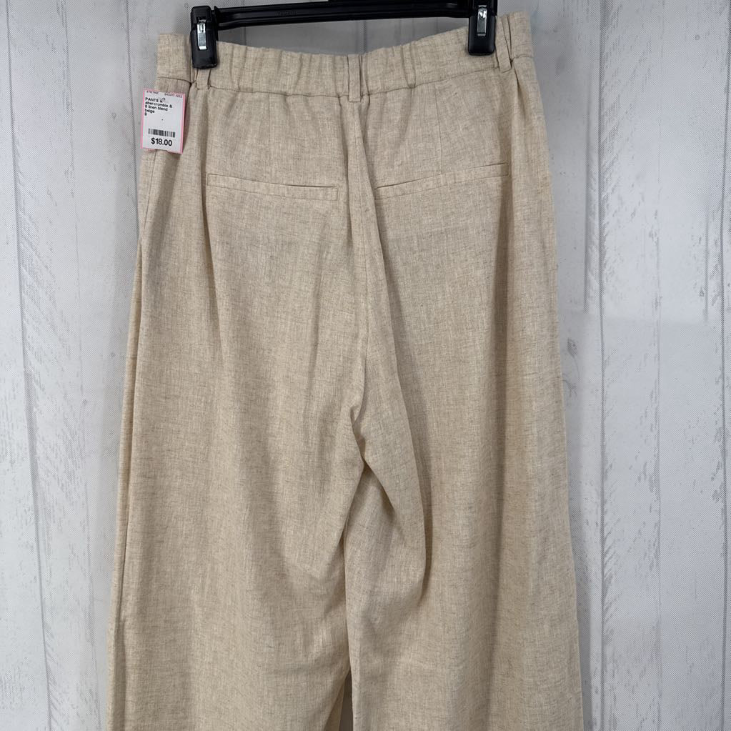 8 linen blend trouser