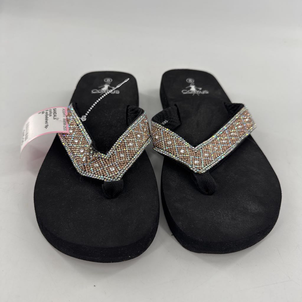 8 embelished flip-flop
