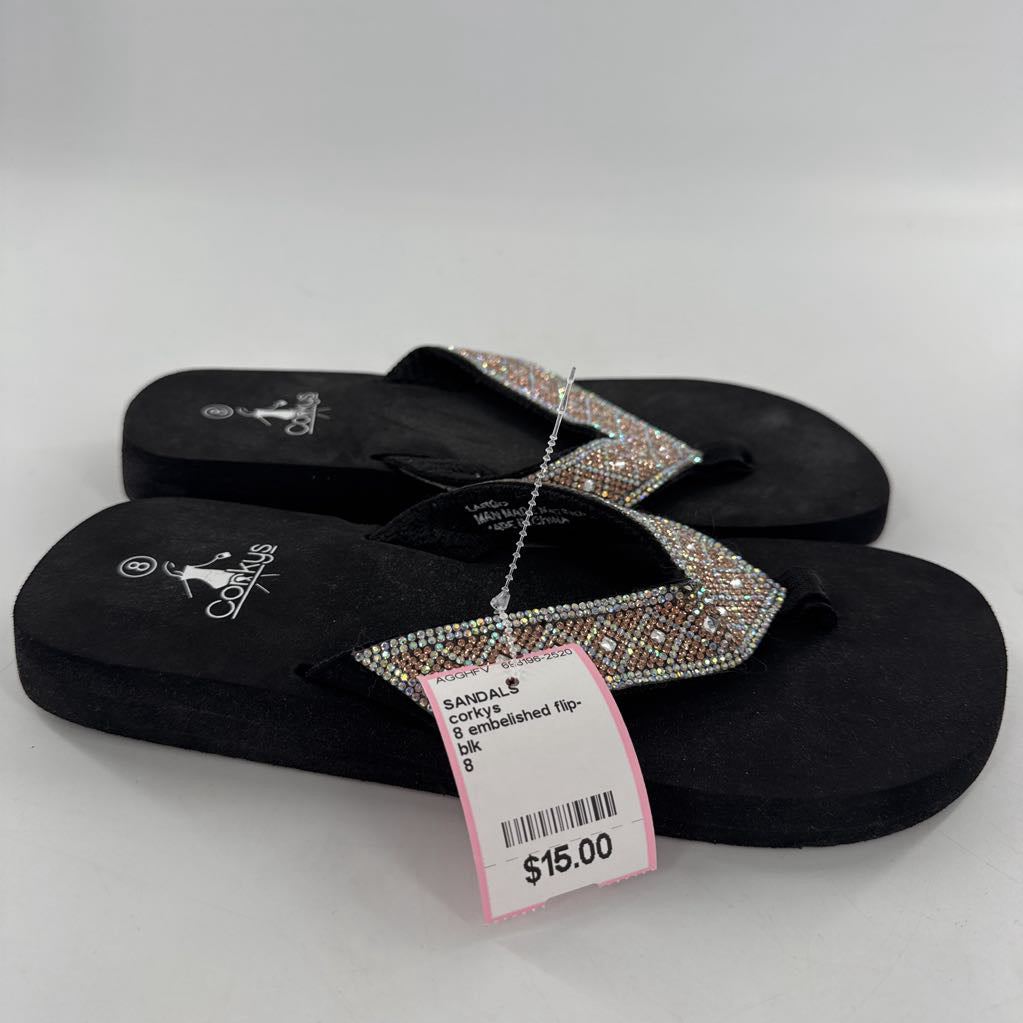 8 embelished flip-flop