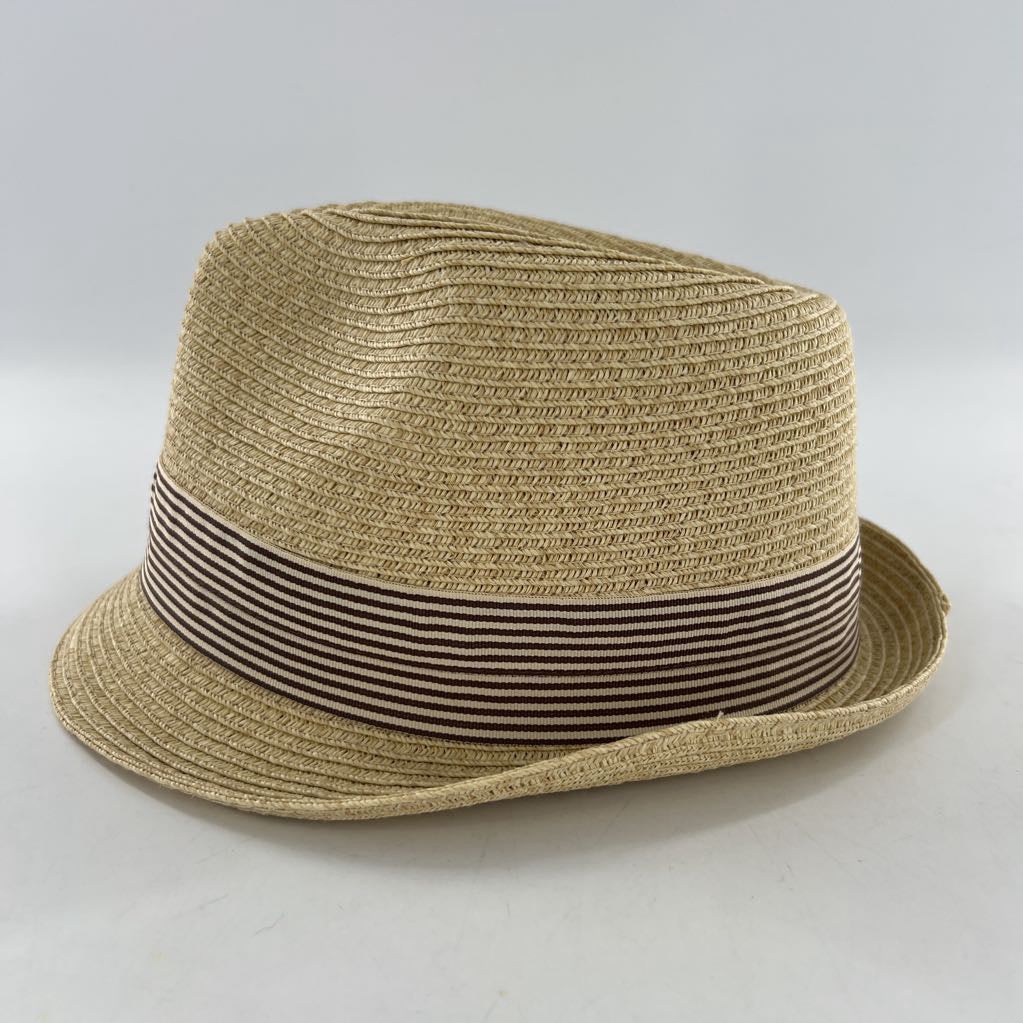 O/S sunhat w/ striped ribbon