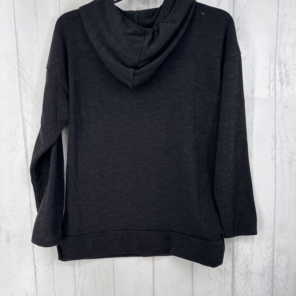 L hooded l/s pullover