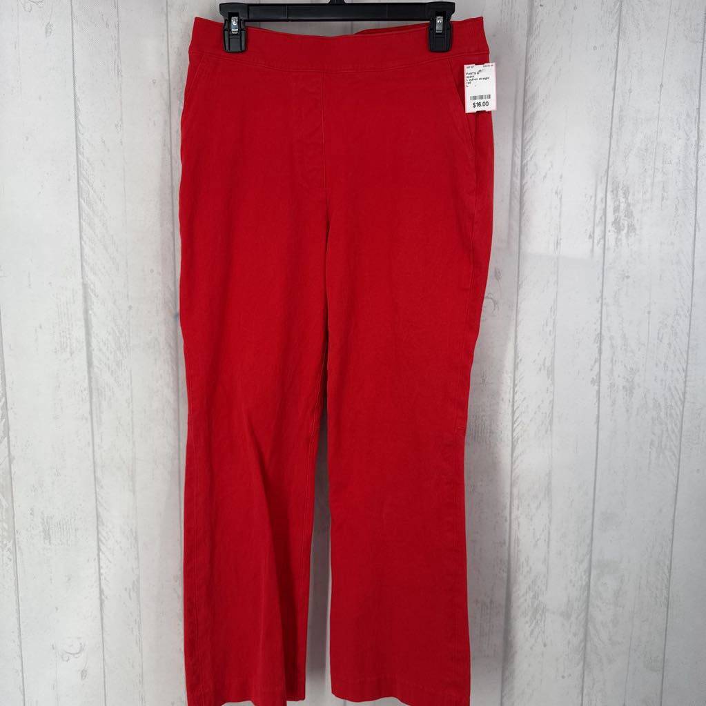 L pull-on straight leg pant