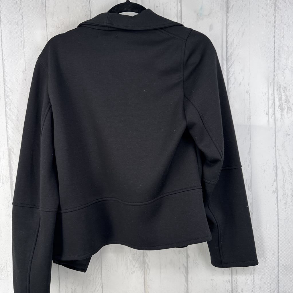 L open front knit blazer