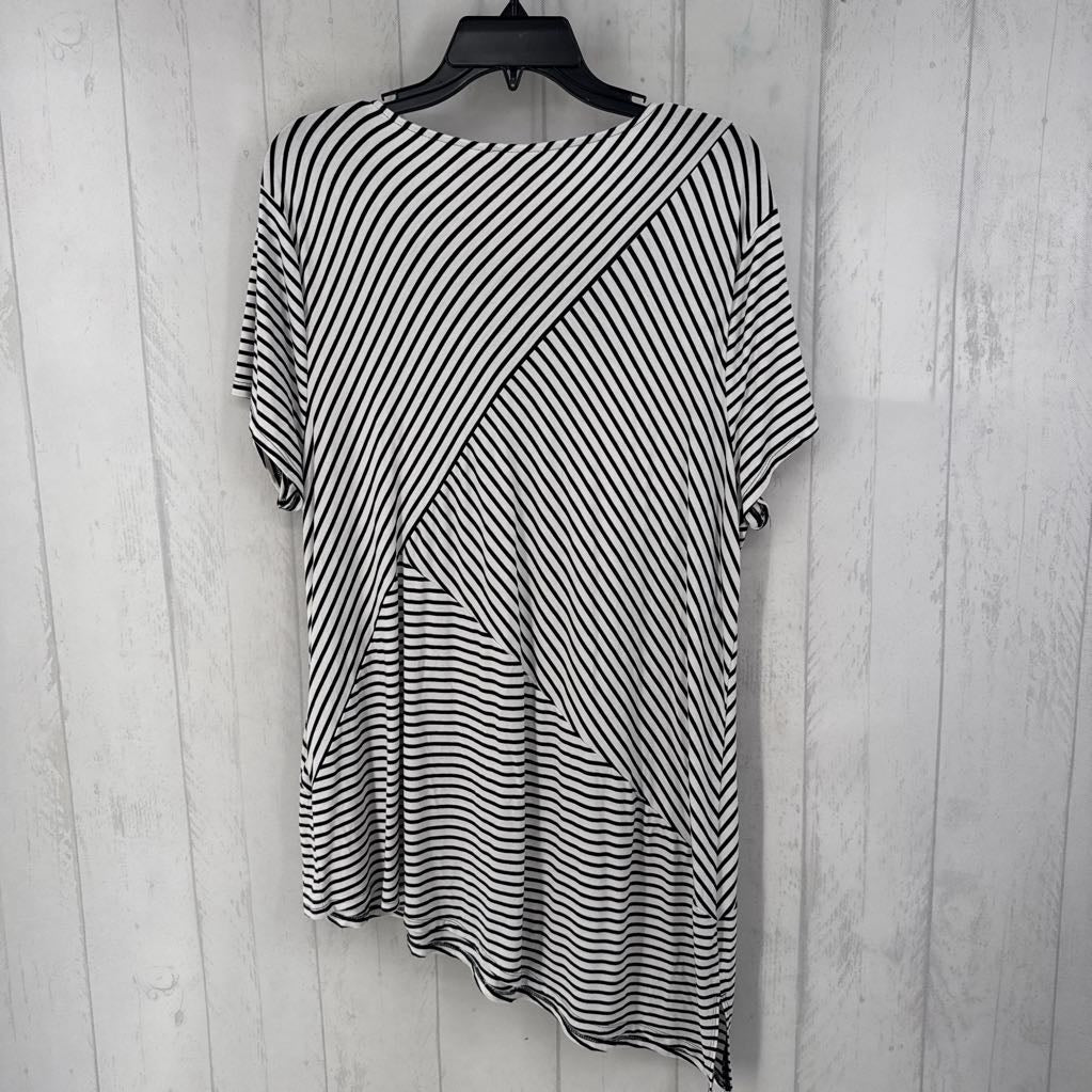 XL striped s/s tee