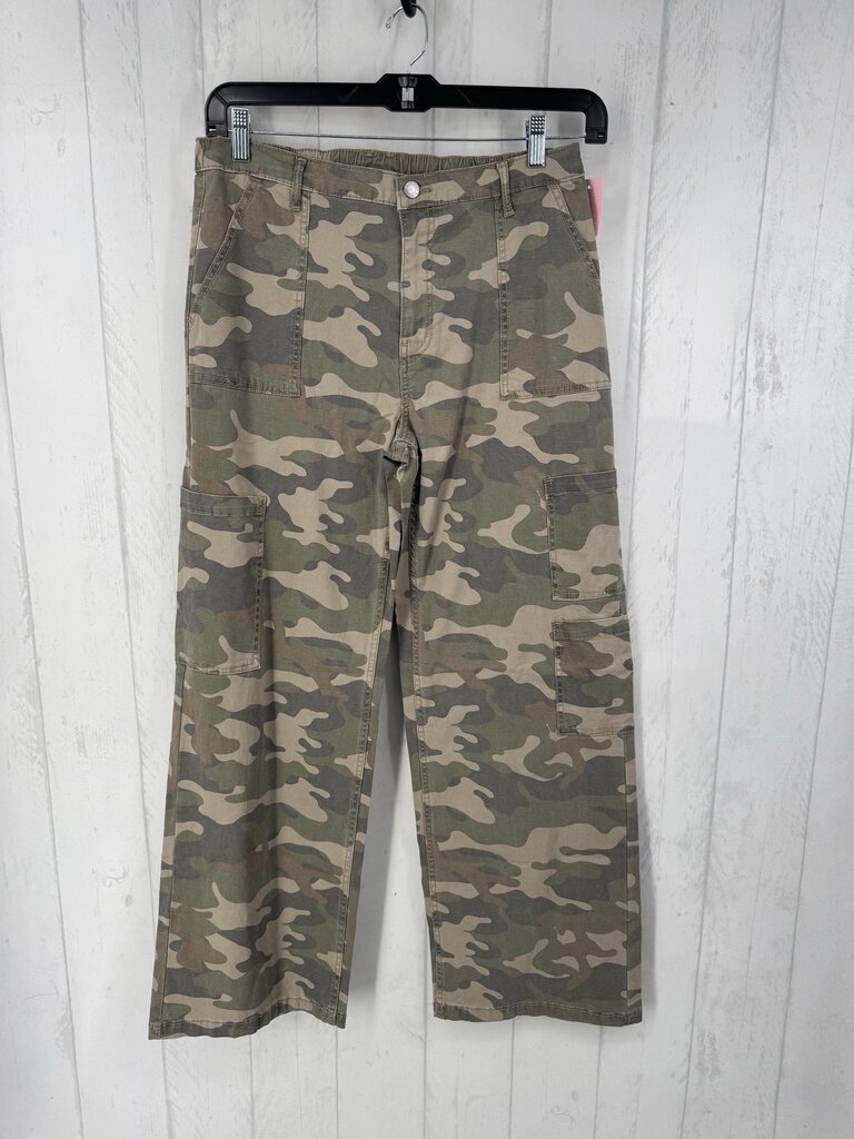L camo print utility pant