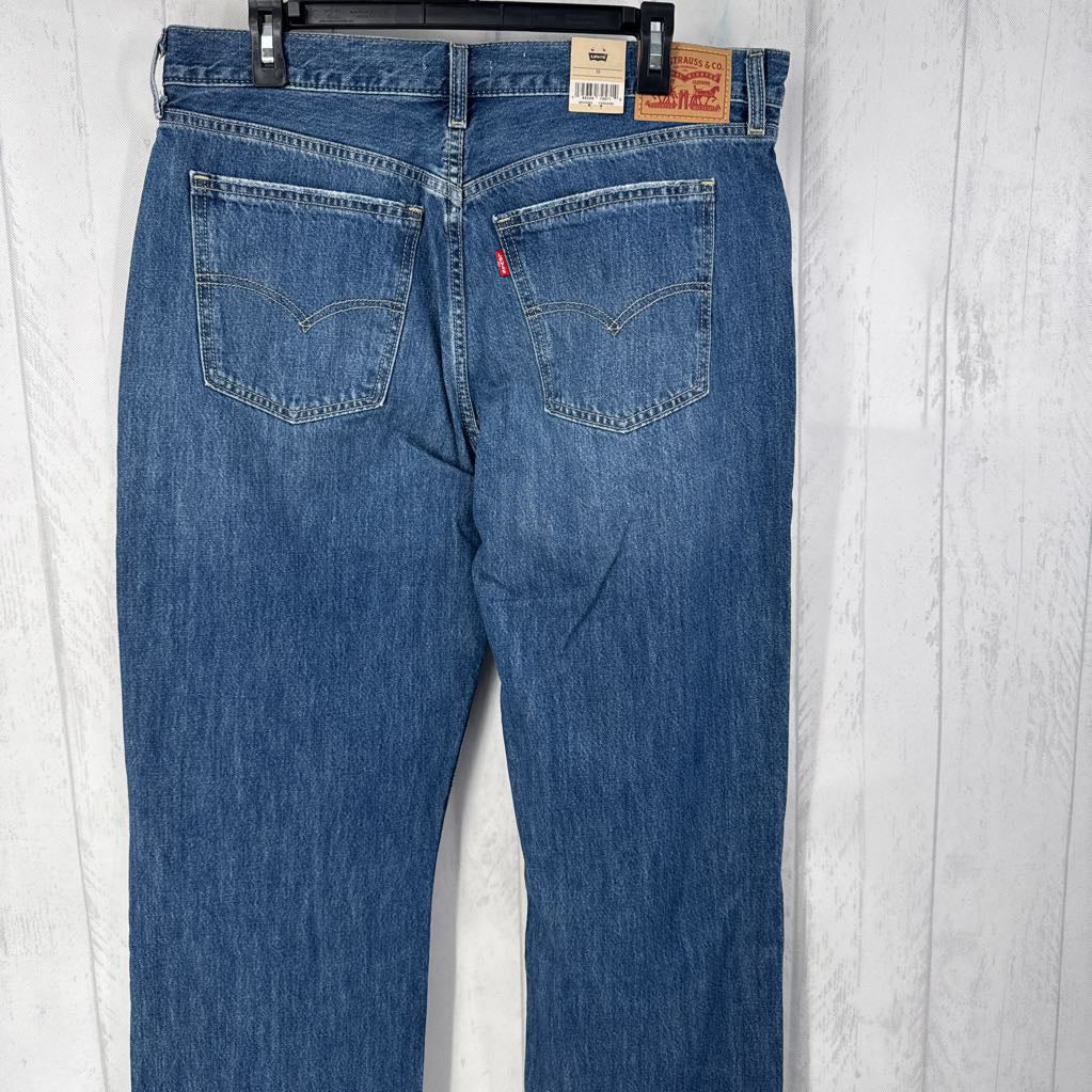 32 mid rise straight leg jean