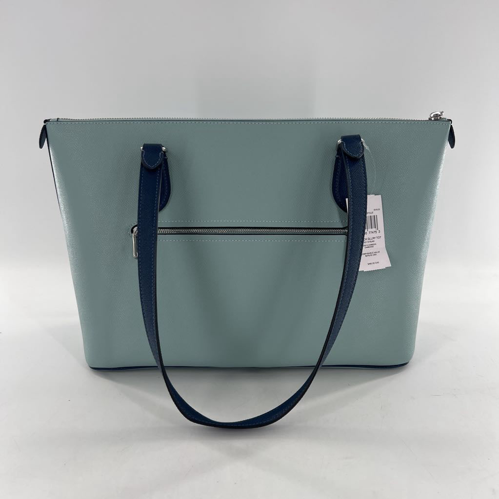 R460 pebbled top zip tote