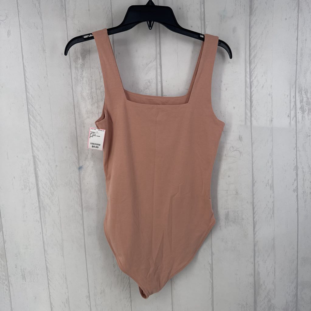 S square neck slvls bodysuit
