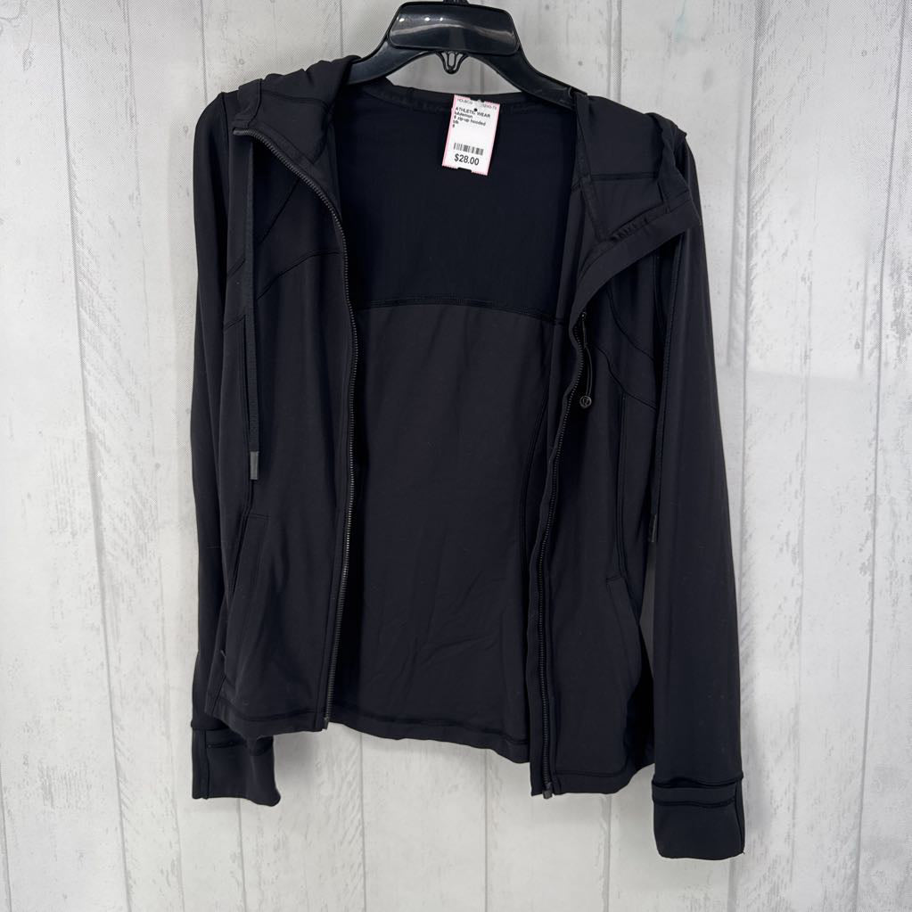 6 zip-up hooded jacket