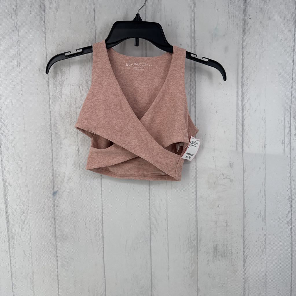 S marled criss cross sportsbra