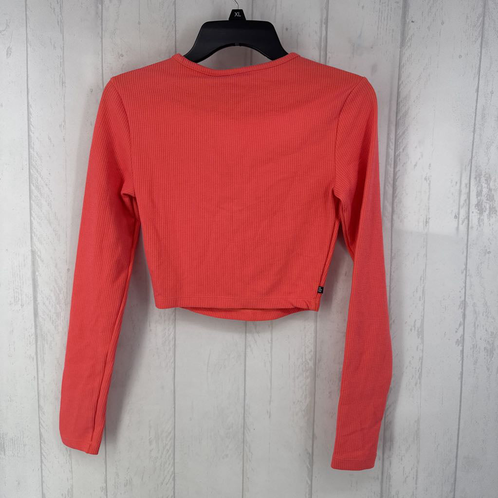 XS ribbed l/s crop top